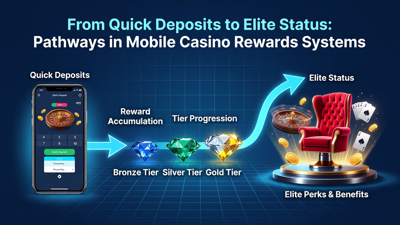Darstellung von VIP-Stufen und Belohnungen in einer mobilen Casino-Anwendung mit Fortschrittsbalken