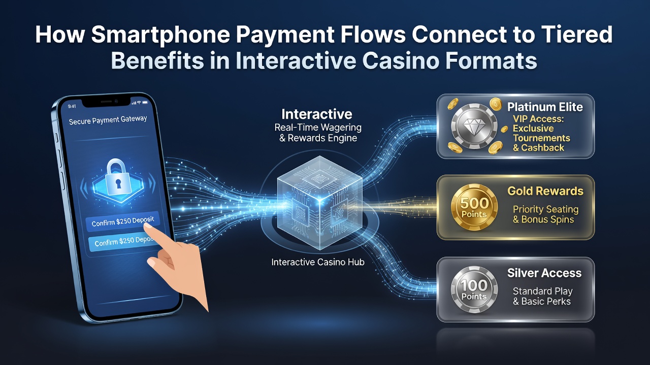 Smartphone-Zahlungsflüsse in Casino-Apps mit gestaffelten Bonusstufen